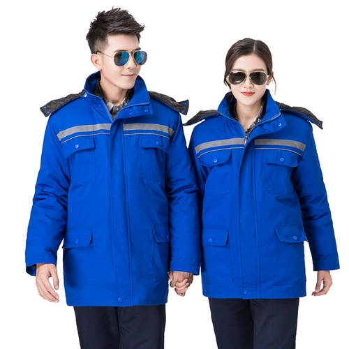 Зимняя куртка для работы, увеличенная толщина