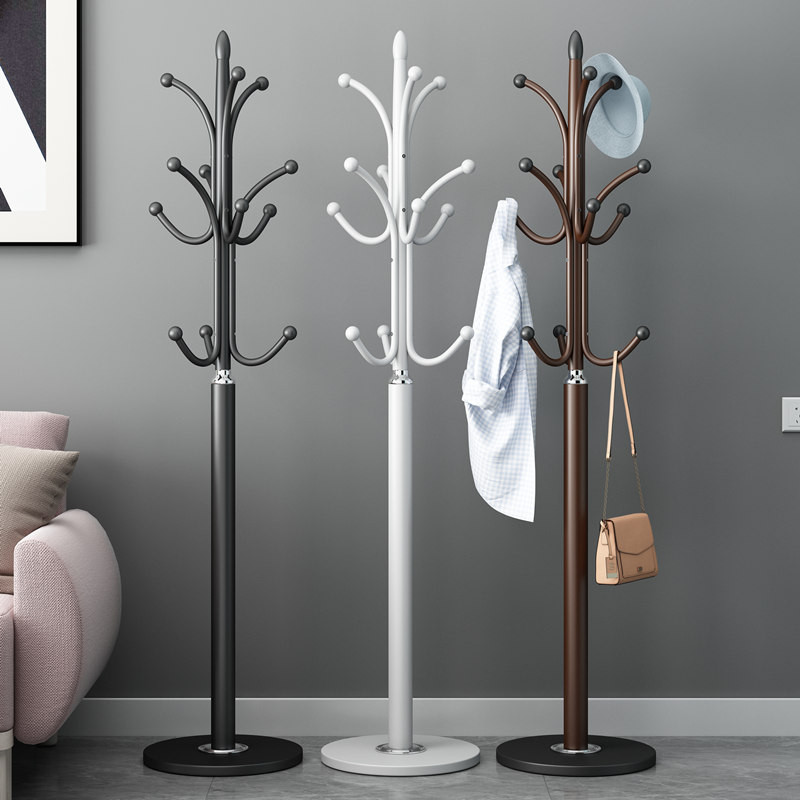 Marble Clothes Hat Rack Floor Bedroom Hanging Clothes Hanger Home Standing Clothes Shelf Minimalist Shelves Hanging Bags racks-Taobao