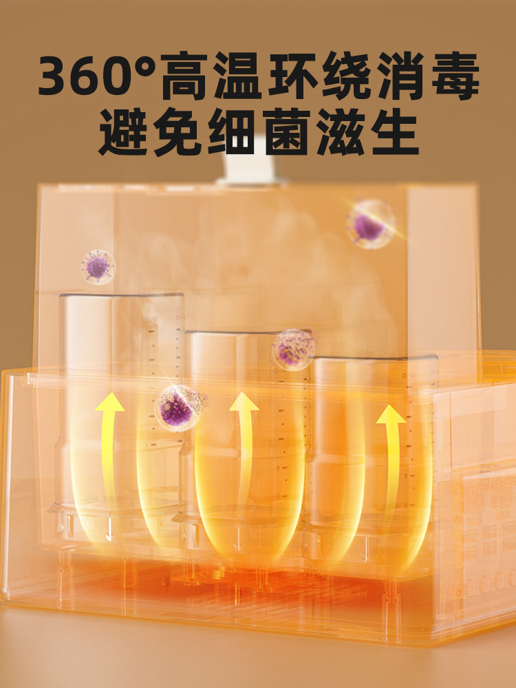 Royalstar Constant Temperature Kettle, Baby Bottle Sterilizer, Milk Shaker, Three-In-One Baby Milk Warmer, Milk Warmer and Dryer All-In-One Machine