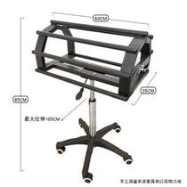 Rotating saddle rack floor-standing saddle rack saddle rack alloy telescopic rotating saddle rack saddle belt wheel 5 wheels