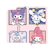 Sanrio big-eared dog Kurome suitcase stickers large waterproof suitcase trolley case decorative stickers waterproof