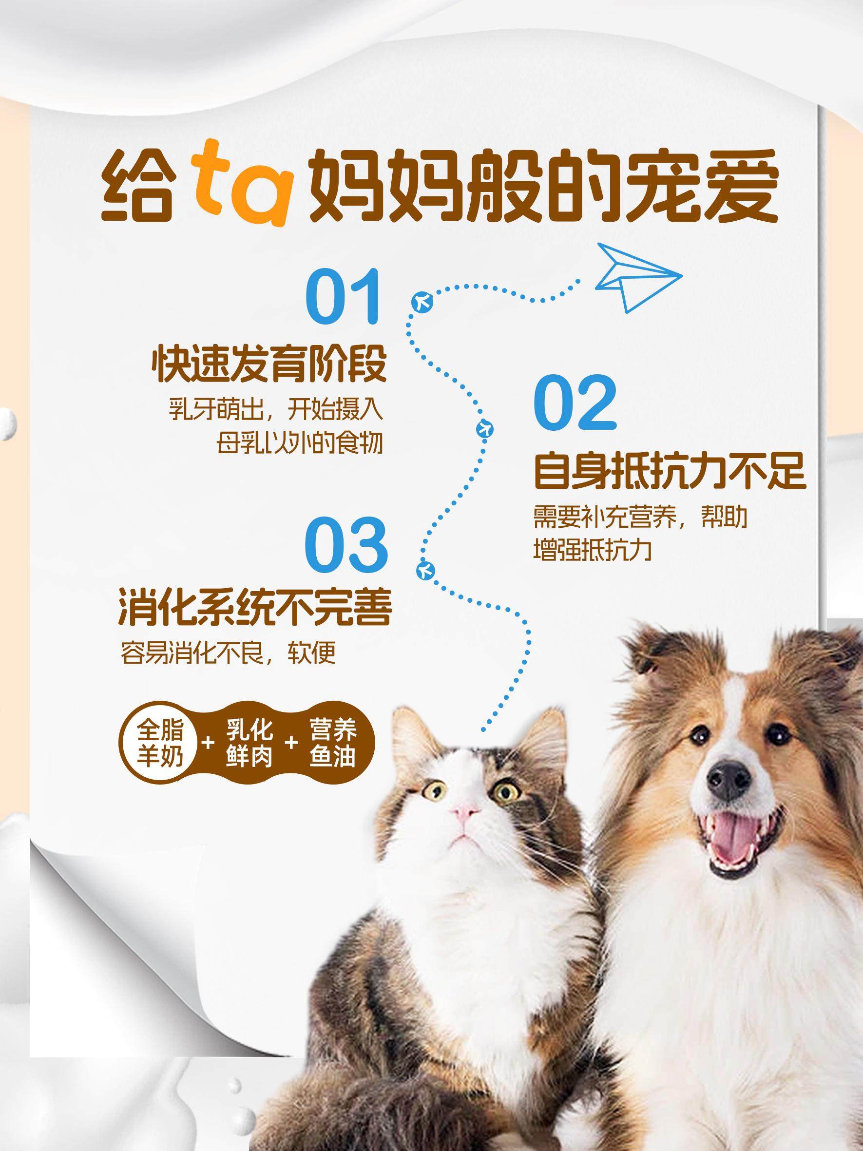 Pet Snacks, Cat Freeze-Dried Goat Milk Sticks, Cheese Sticks, Nutritious Fish Oil, Dog Teeth Cleaning and Teething Treats, Kitten and Pregnant Cat Food