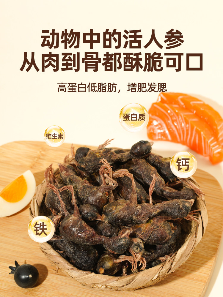 Pet Dog Snacks, Freeze-Dried, Nutritious, Teeth-Cleaning, Calcium Supplement, Puppy Training Rewards, Teeth-Cleaning Cat Snacks, Quail Meat Jerky