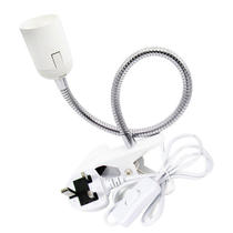 e27 lamp holder clamp universal hose lamp holder clamp 400MM long hose can be made into European regulations American regulations and British regulations