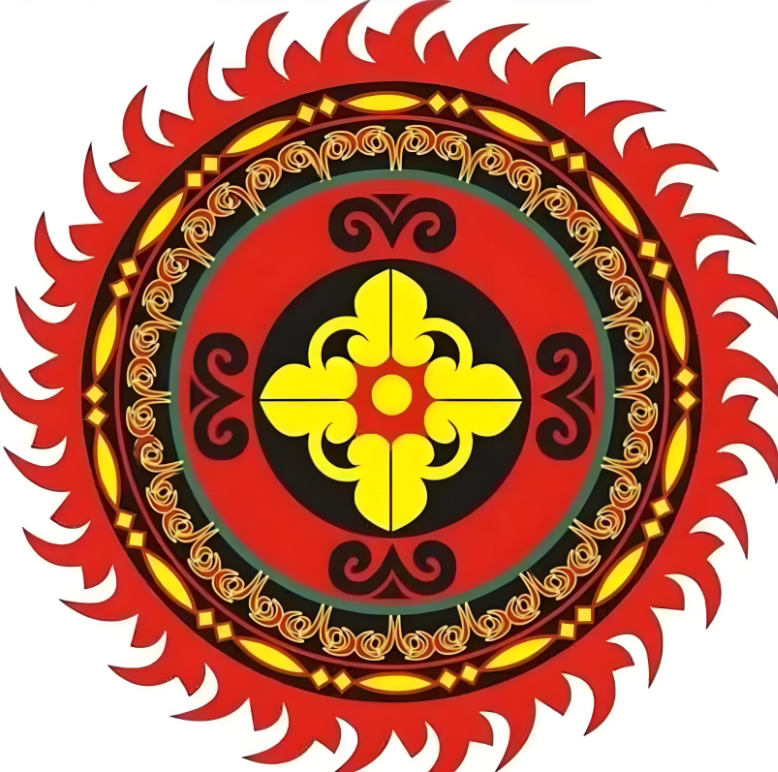 彝绣阁民族服工厂的LOGO