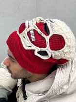 Attack on Titan plush oversized woolen funny giant headgear knitted warm mask hat