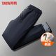 Duck Winter Down Pants Men's Outerwear Drawstring Waist Straight Pants Thickened Warm Goose Down Pants Men's