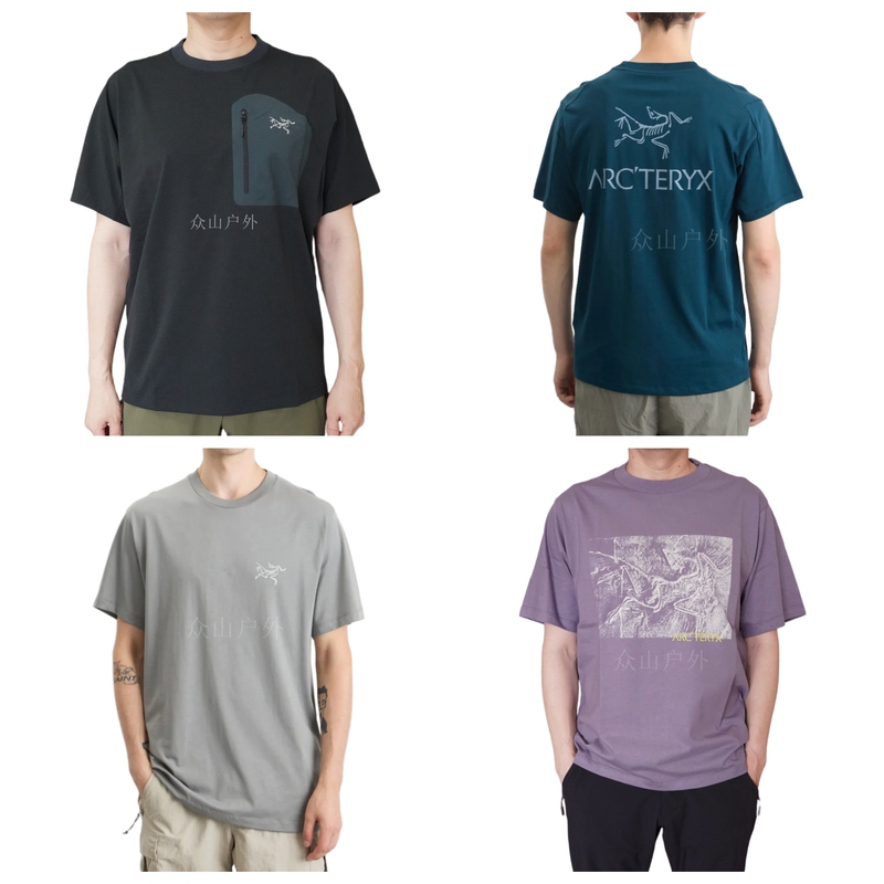 26 Models of Arcteryx Kragg/Sl Men's Casual Short-Sleeved Cotton 8464/9533/9926/9539 26 Models of Arcteryx Kragg/Sl Men's Casual Short-Sleeved Cotton 8464/9533/9926/9539