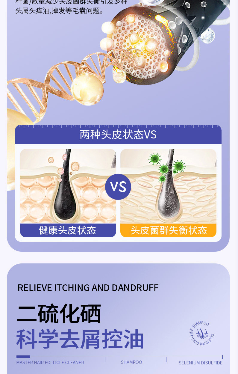 安享好物 安享B级洗发水-植蔻兰二硫化硒洗发水  