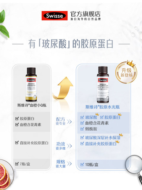 Swisse Collagen Peptide Hydrating Oral Liquid Fish Collagen Hyaluronic Acid Niacinamide Genuine Product