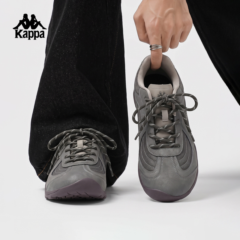 Kappa Men's Training Shoes 2026 Autumn New Retro Sneakers Old Money Style Thin-Soled Racing Casual Trendy Shoes