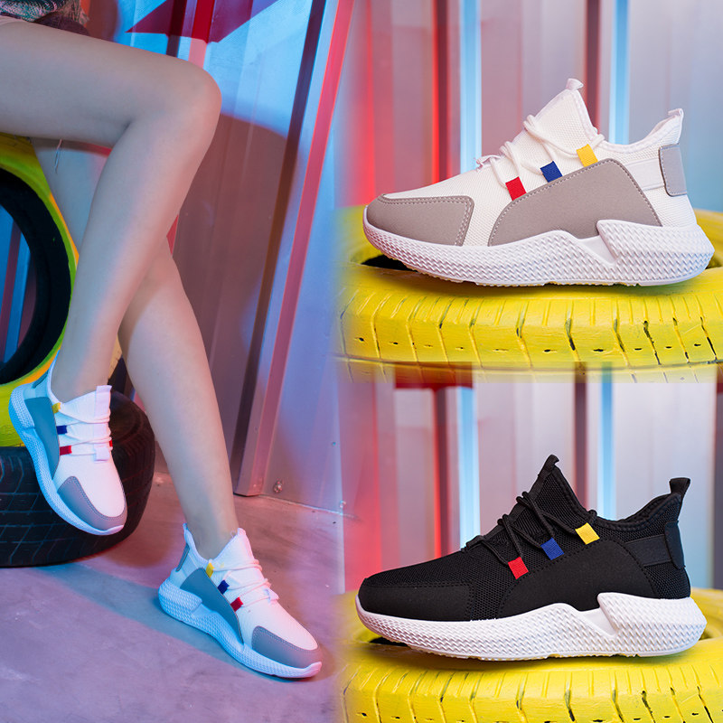 淘宝转运运动鞋女2019春季新款韩版ulzzang原宿百搭跑步鞋单鞋女鞋休闲鞋