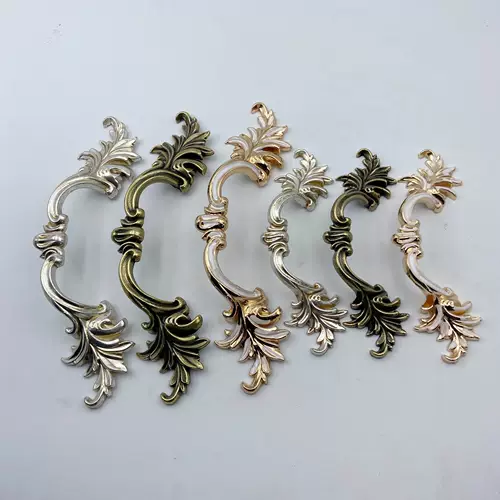 Дверные ручки, дверные ручки шкафов, ящики, популярный цинковый сплав, европейская бронза, старинное серебро, золото и белое масло, ручки шкафа с гравировкой белого масла