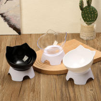 Large Capacity Drinking Water Bowl Care Cervical Spine Ceramic Dog Bowl High Foot Bowl Amazon Cross-border New Pet High Foot Cat