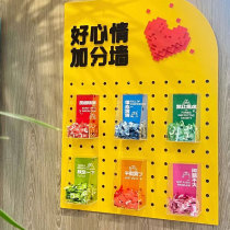 Transparent acrylic box corporate culture good mood bonus wall custom candy box