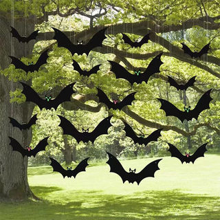 Halloween Decoration Bat Glow-In-The-Dark Hanging Ornament Outdoor Courtyard Horror Atmosphere Decoration Scene Setup