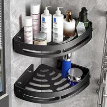 Free-to-punch shelve wall-mounted thickening of the housing frame bathroom plastic tripod toilet washstand corner stand