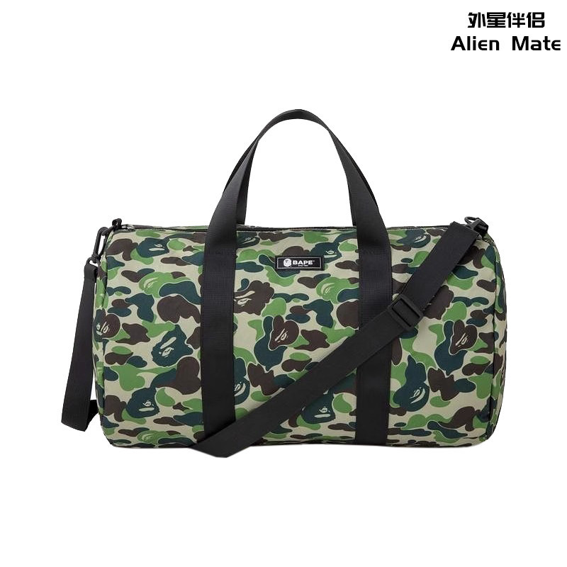 Alien Companion Bape Camouflage Ape Head Trendy Shoulder Bag Handbag Crossbody Bag Travel Bag Sports Bucket Bag