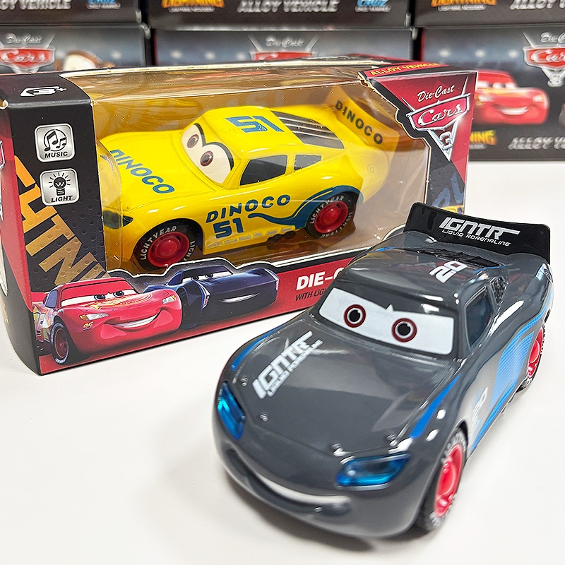 Cars 3 Lightning Mcqueen Jackson Pull-Back Car Set Alloy Car Model Toy Truck Decoration 5