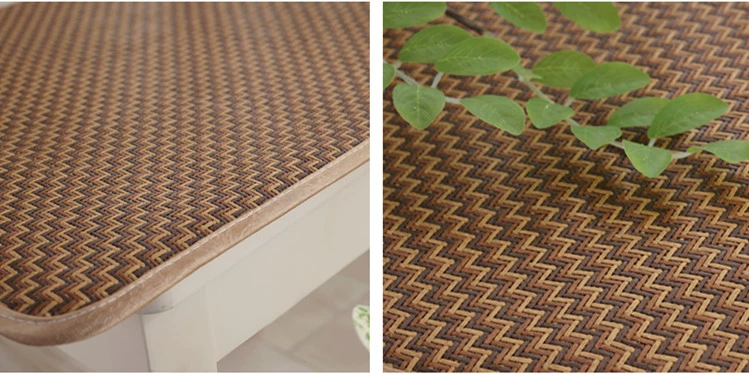 ghế mây mùa hè băng đệm lụa ghế văn phòng đệm pad sinh viên máy tính phân ghế đệm mùa hè bảng Liangdian - Ghế đệm / đệm Sofa bộ đệm ghế