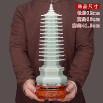 Hongcai Chinese style 13-story Wenchang Tower ornaments and handicrafts 13-story Wenfeng Tower practical gifts for housewarming opening and promotion