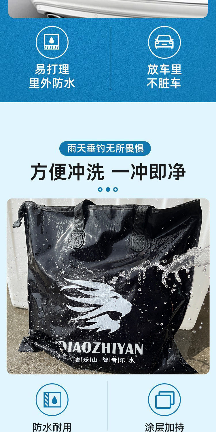 Водонепроницаемая барсетка, универсальная складная льняная сумка, сумка-органайзер, увеличенная толщина 无品牌/无注册商标 