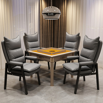 Chess and card room special mahjong chair sofa chair comfortable sedentary mahjong parlor tea house home cat claw leather back stool