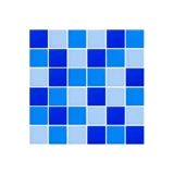 Бассейн, стеклянная синяя дорожная мозаика