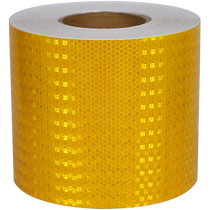 PVC yellow reflective warning tape luminous red floor marking sticker white floor positioning sticker 15 cm