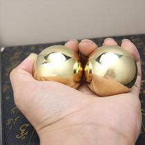 All-brass solid copper ball health ball fitness ball for middle-aged and elderly people health ball hand ball massage ball player pair
