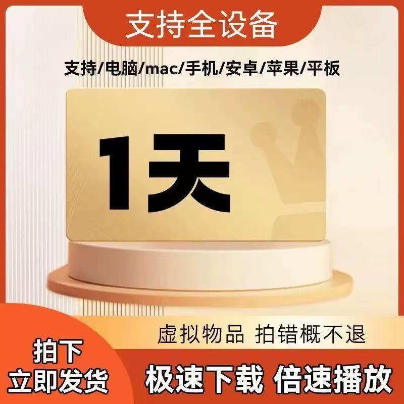 Baidu Pan スーパー会員 1日無制限速度 SIVP クラウドディスク 1日高速ダウンロード 非アクティベーションコード S1