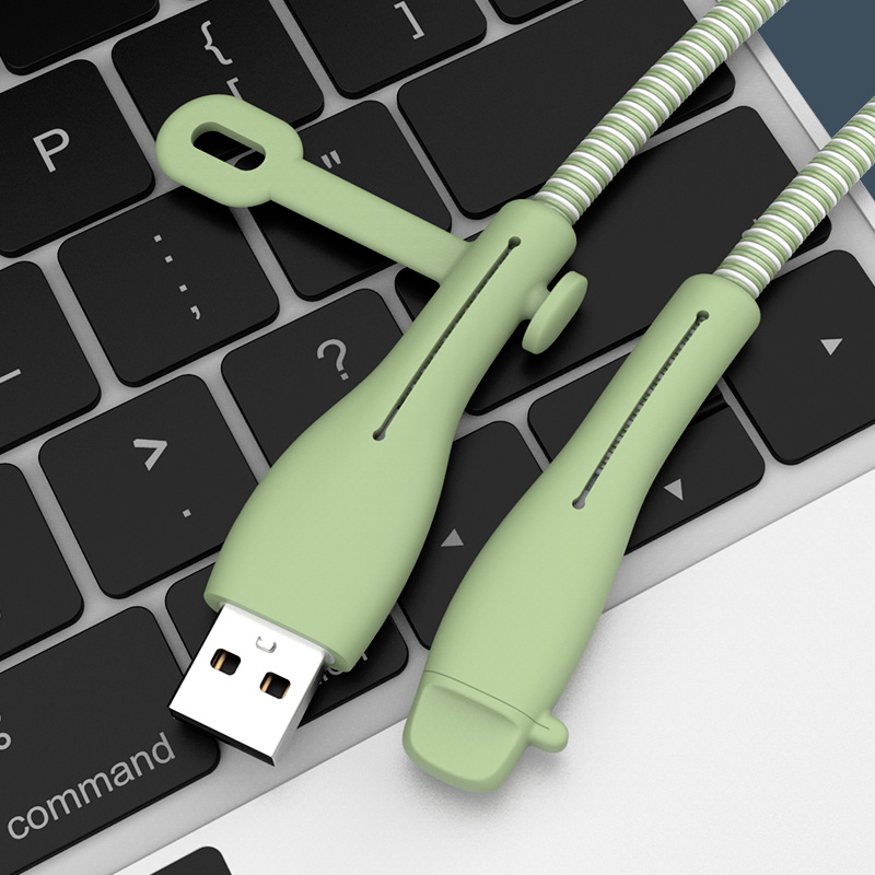 Hao extremely Android Apple data line protective sheath vigo Huawei iphone Xiaomi oppo universal charger winder charging wire protection shell joint protective sheath anti-break mobile phone anti-fracture-Ta