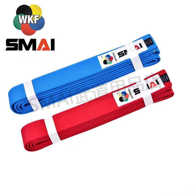 Специальный пояс SMAI для соревнований по каратэ, сертифицированный WKF, групповой ремень для рук, пояс, полая ассоциация, обозначенный бренд
