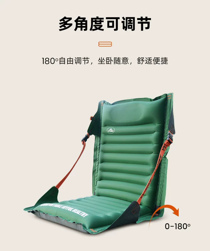 YYhike lều cắm trại ngoài trời thảm bơm hơi ghế phòng chờ lễ hội âm nhạc trò chơi bóng câu cá gấp di động đệm bơm hơi bàn ăn gấp gọn 6 ghế ghế xếp gọn thông minh