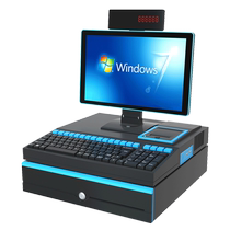 Cashier Machine All-in-one Cashing Machine Supermarket Convenience Store Retail Clothing Catering Fruit Weighing snacks Pet Drug Store Stationery Sweep Code Collection Silver Management System Smart Commercial Small Cashier