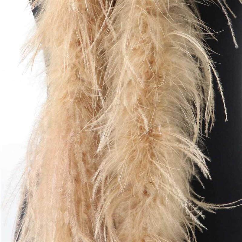 Feather Wool Strips Ostrich Wool Hat Accessories Material Performance Gown Fuzz Strips Down Raw Material Scarf Ornaments-Taobao