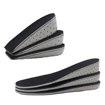 Heightened half-cushion EVA breathable half-size insole comfortable and cuttable sports shock-absorbing invisible inner heightening insole