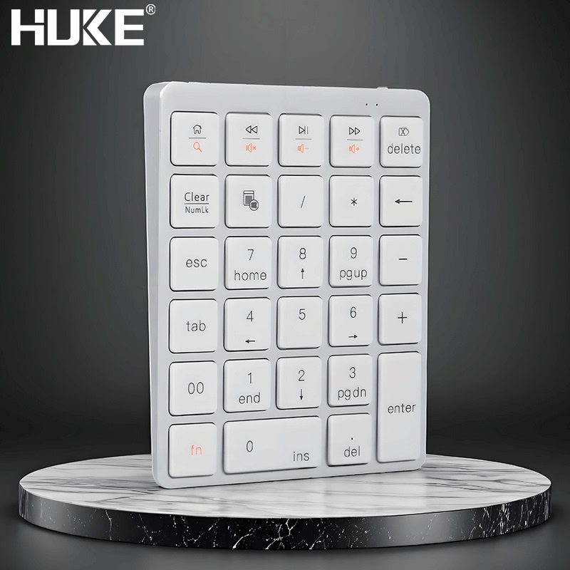 Huke Wireless Bluetooth Keyboard Numeric Keypad Wired Connection USB Expansion Rechargeable Metal Supports Windows/Macos/Android Financial Banking Accounting Auxiliary Keyboard Huke Wireless Bluetooth Keyboard Numeric Keypad Wired Connection USB Expansion Rechargeable Metal Supports Windows/Macos/Android Financial Banking Accounting Auxiliary Keyboard