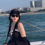 GM Cat Eye Sunglasses для женщин 2024 Новая Дженни высококачественная ультрафиолетовая защита от солнца.