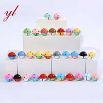 New 4CM painted bell creative two-color bell pendant small gift event gift direct supply from manufacturer