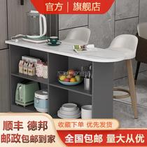 Xinjiang Tibet small apartment bar table home light luxury guest restaurant wall entrance partition cabinet kitchen multi-function