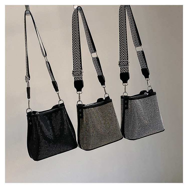 High-end Sense Niche Bucket Bag Women's Diamond New Fashion OTHER / Other 