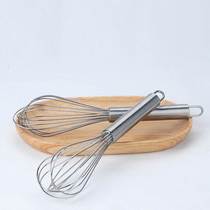 Baking tool 201 stainless steel Manual stirring eggbeter Six lines 8 inch 10 inch 12 inch cream fuder