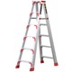 Ladder free shipping widened and thickened house aluminium alloy double-sided herringbone ladder engineering ladder stairs foldable escalator attic staircase