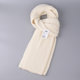 HaM Japanese wool scarf for men and women, versatile winter cold protection shawl, soft solid color knitted student scarf