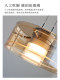 Bading Qianying Antique-Style Restaurant Chandelier, Creative and Unique Artistic High-End Glass Bar Table Main Light