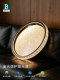 Bading Italian-Style Light Luxury Bedroom Lamp, Master Bedroom 2026 New Model, Eye-Protecting Study Lamp, High-End Crystal Ceiling Lamp, Round Lamp