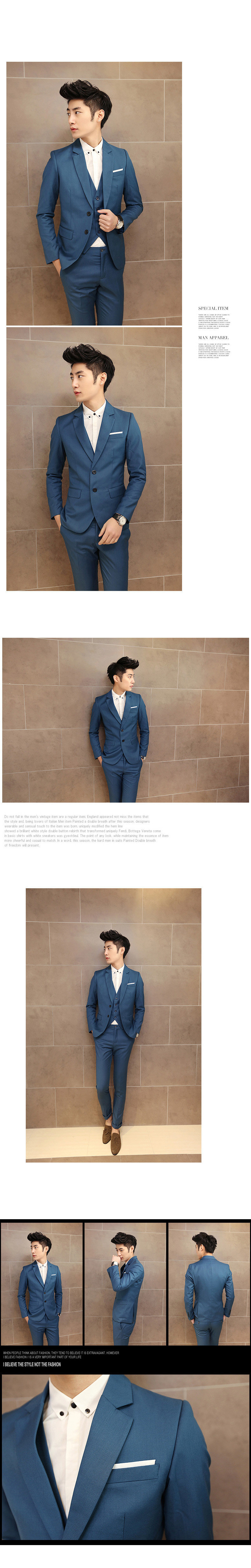 Costume homme en polyester pour automne - Ref 1555942 Image 23