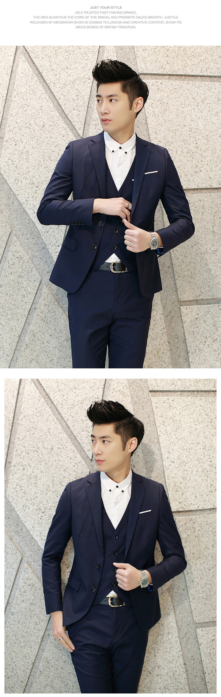 Costume homme en polyester pour automne - Ref 1555942 Image 13