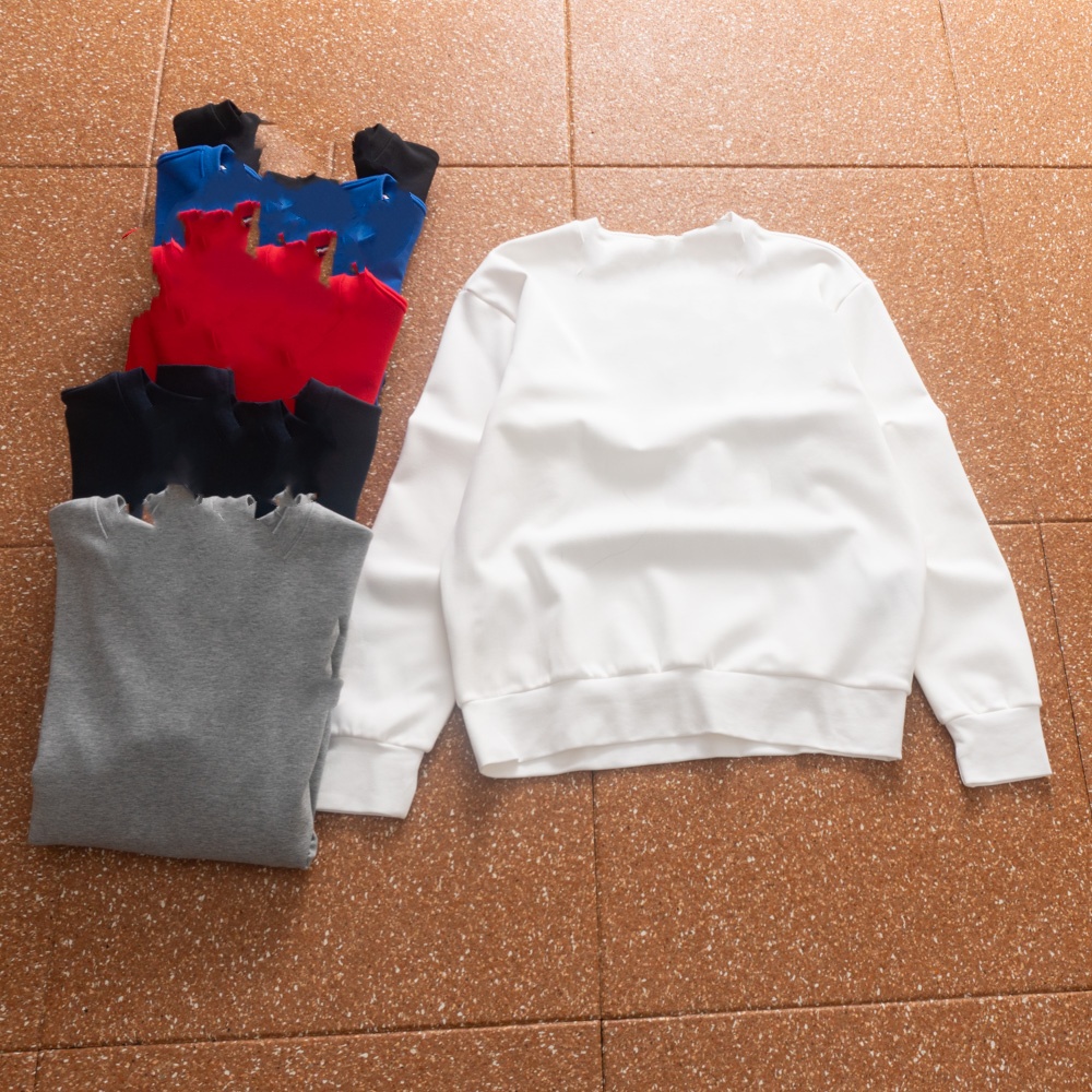 T Si Single White Red Label sechs Farben Pullover Aussehen